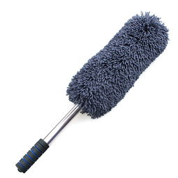 凌匠伸縮式汽車除塵洗車蠟拖 一站式解決車身清潔難題